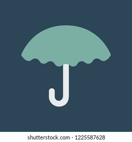Silhouette icon umbrella