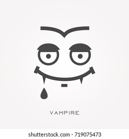 Silhouette Icon Vampire