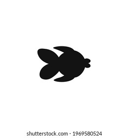 silhouette icon vector on a white background