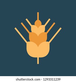 Silhouette icon wheat