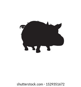 silhouette illustration of the animals