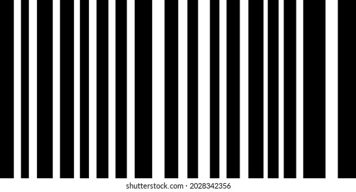 
Silhouette illustration of barcode sample attached to products etc.