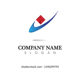 Silhouette illustration of a businessman running riching the star with briefcase, business, energetic, dynamic concept
