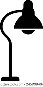 Silhouette illustration of a lampshade