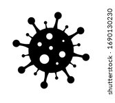 Silhouette illustration vector of Pandemic Novel Corona virus covid-19 2019-nCoV in wuhan, corona virus infection disease.

