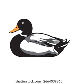 imagem de silhueta de um pato com um fundo transparente