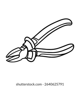 silhouette image of a screwdriver on a white background