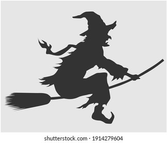 魔女 シルエット のイラスト素材 画像 ベクター画像 Shutterstock