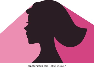 Silhouette image of women's day