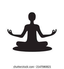 the silhouette of an imprisoned person. vector illustration