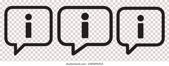 silhouette information sign icon vector design.