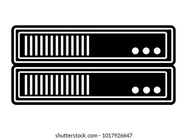 silhouette internet router technology and digital wifi