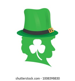 Silhouette of an irish elf