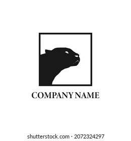 Silhouette Jaguar Logo applied for Business and Finance logo design inspiration. Panther vector logo.