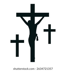 Silhouette Of Jesus Good Friday, Good Friday Silhouette