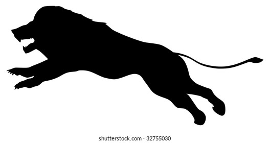 Jumping Lion Images, Stock Photos & Vectors | Shutterstock