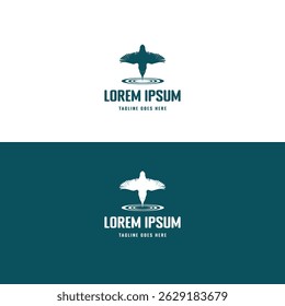 Silhouette Of A Kingfisher Bird Diving To Catch Fish Graphic Designer