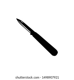 
silhouette knife design vector illustration