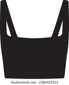 silhouette of ladies bikini in vector