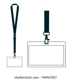 348 Lanyard silhouette Images, Stock Photos & Vectors | Shutterstock