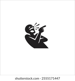 SILHOUETTE,
LAUGHING,
POINTING,
HUMOR,
EXPRESSION,
JOY,
FUNNY,
GESTURE,
BLACK,
ICON,
SIMPLE,
SYMBOL,
LIGHTHEARTED,
HAPPY,
ABSTRACT,
DESIGN,
HUMOROUS,
GRAPHIC,
ART,
MOOD,
CARTOON,
ILLUSTRATION,
FIGURE,