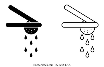 Silhouette of lemon squeezer vector design. Lemon squeezer icon vector. Outline icon of lemon squeezer, juicer symbol for logo, app, web design and more. Vector illustration.