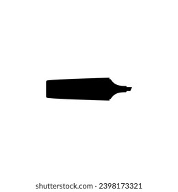 Silhouette du stylo de marquage de couleur claire pour mettre en surbrillance le texte ou le stylo de couleur néon, peut utiliser pour l'Illustration d'art, le logo, le pictogramme, les applications, le site Web ou l'élément de création graphique. Illustration vectorielle