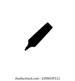 Silhouette du stylo de marquage de couleur claire pour mettre en surbrillance le texte ou le stylo de couleur néon, peut utiliser pour l'Illustration d'art, le logo, le pictogramme, les applications, le site Web ou l'élément de création graphique. Illustration vectorielle
