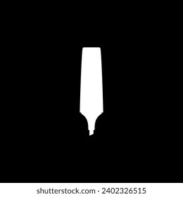 Silhouette du stylo de marquage de couleur claire pour mettre en surbrillance le texte ou le stylo de couleur néon, peut utiliser pour l'Illustration d'art, le logo, le pictogramme, les applications, le site Web ou l'élément de création graphique. Illustration vectorielle