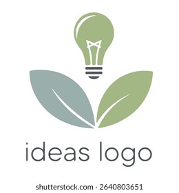 Silhouette of a lightbulb with leaves, a simple and elegant design. - Powered by Shutterstock - Get 15% off with code: PIKWIZARD15