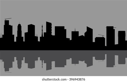 Building Silhouettes Stock Vector (Royalty Free) 34581274 | Shutterstock