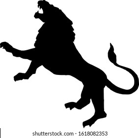 Lion Silhouette Shadow Images, Stock Photos & Vectors | Shutterstock