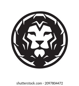 Silhouette Lion logo desgin. Vector Design Download. 