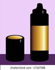  silhouette of lipstick 	