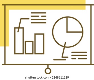 Silhouette logo component that can be used for computer  science, data analyst field or in IT industry. 