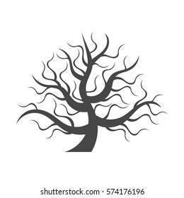 Silhouette of a lonely tree