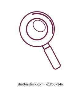 silhouette magnifying optical search tool