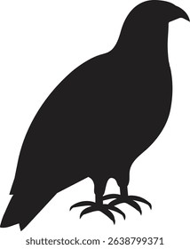 Silhouette of Majestic Eagle and Graphic art