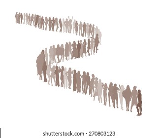 Silhouette making an Icon