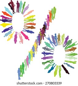 Silhouette making an Icon