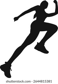 Silhouette of a male squash player in action
