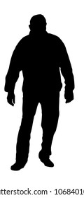 Silhouette of a man