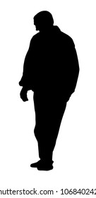 Silhouette of a man