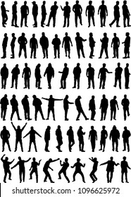 Silhouette of a man.