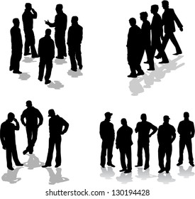 silhouette of a man