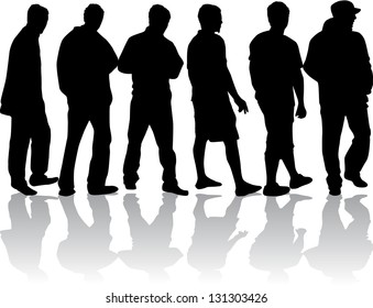 silhouette of a man