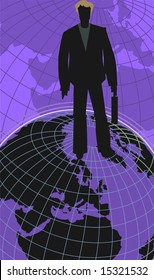  silhouette of a man 	