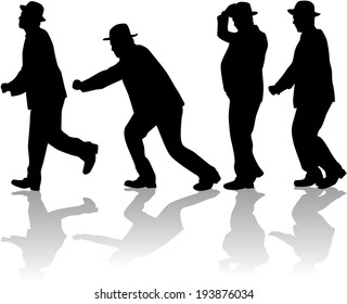 silhouette of a man 