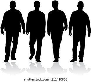 silhouette of a man