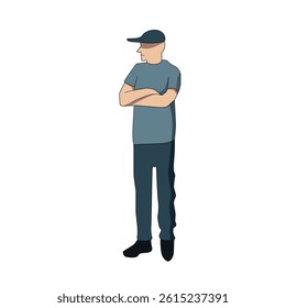 a silhouette of a man